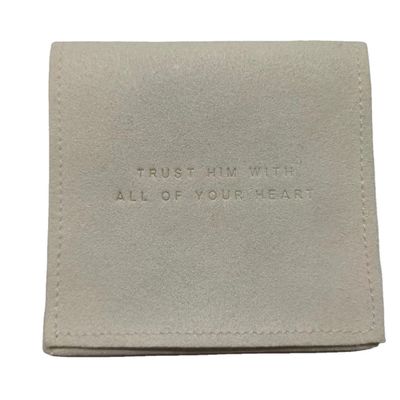 Custom Printed Microfiber Velvet Gift Necklace Jewelry Packaging Bag Pouch and Box