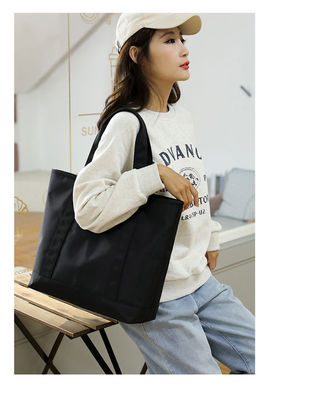 Custom Outdoor Canvas Clutch Tote Bag With Pocket And Zipper Newest Fashinable Style