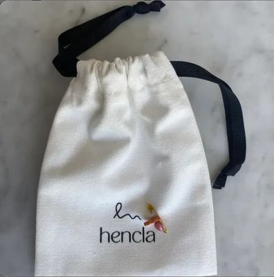 Personalized Colorful Custom Soft-loop Cotton Drawstring Bag Pouch for Dust-proof