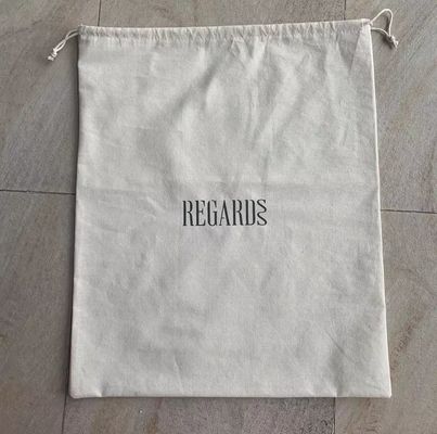 Customized Cotton Drawstring Bag with Cartoon Pattern and Customized Logo