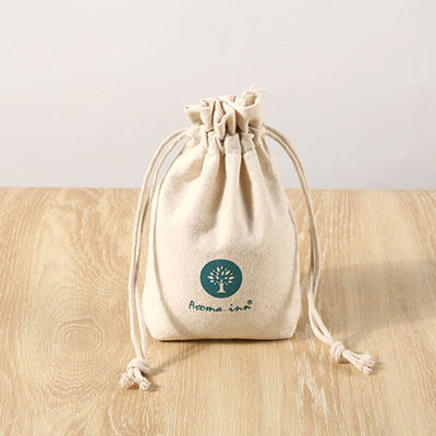 Double String Cartoon Pattern Canvas Drawstring Bag for Personalized Eco-friendly Gifts