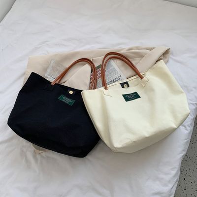 Latest Fashion Custom Logo Canvas Pocket Large Capacity Student Single Shoulder Bag