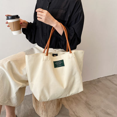 Latest Fashion Custom Logo Canvas Pocket Large Capacity Student Single Shoulder Bag