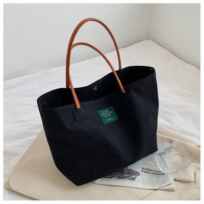 Latest Fashion Custom Logo Canvas Pocket Large Capacity Student Single Shoulder Bag