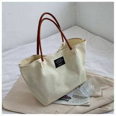 Latest Fashion Custom Logo Canvas Pocket Large Capacity Student Single Shoulder Bag