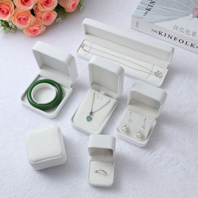Buyers Custom Logo Ring Pendant Bracelet Velvet Jewelry Box Jewelry Organizer Gift Boxes