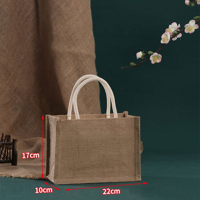 Accepable OEM/ODM Jute Bag With Custom Logo for Reusable Eco Friendly Shopping at Beach