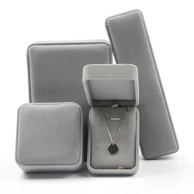 Buyers Custom Logo Ring Pendant Bracelet Velvet Jewelry Box Jewelry Organizer Gift Boxes