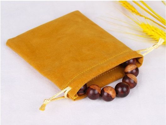 Colorful Velvet Drawstring Pouches for Custom Jewelry Packaging and Display