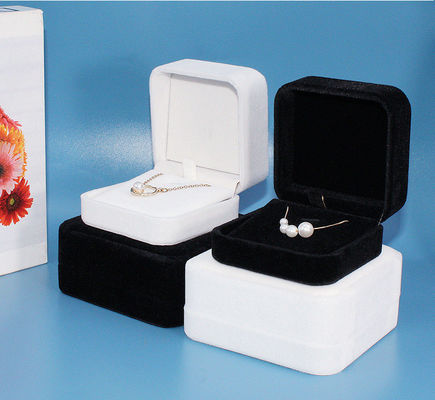 Buyers Custom Logo Ring Pendant Bracelet Velvet Jewelry Box Jewelry Organizer Gift Boxes