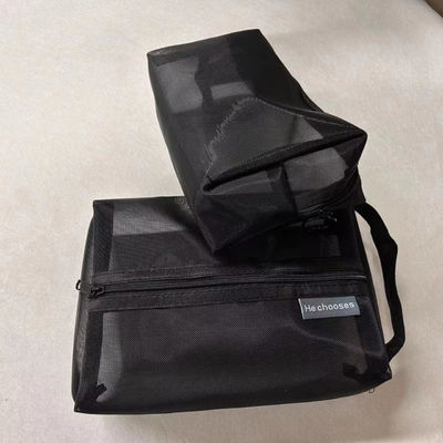 Newest Mesh Cosmetic Bag for Girl Women Professional Travel Storage OEM/ODM Accepted