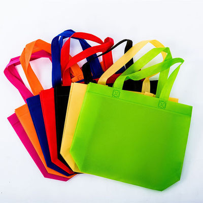 Colorful Tote Shopping Non Woven Bag with Custom Logo Printing and Polyester Lining