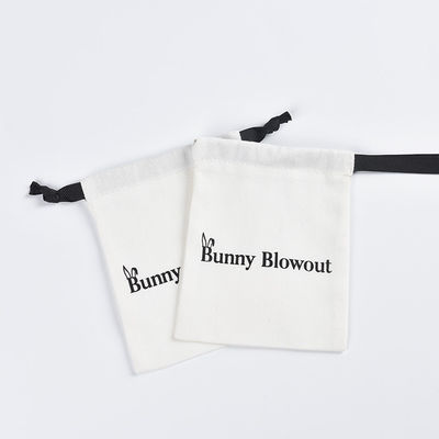 Custom Logo Cotton Drawstring Bag for Easy Storage of Eyeglasses and Digital Products