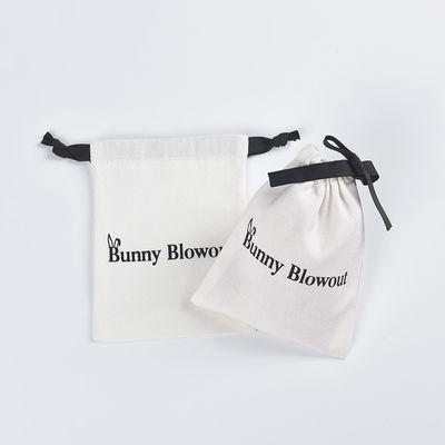 Custom Logo Cotton Drawstring Bag for Easy Storage of Eyeglasses and Digital Products
