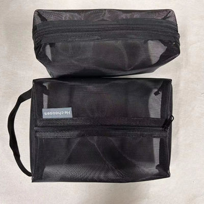 Newest Mesh Cosmetic Bag for Girl Women Professional Travel Storage OEM/ODM Accepted