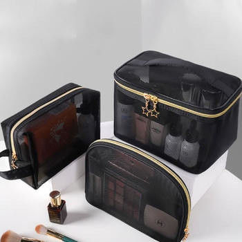 Custom Logo Zipper Makeup Organizer Storage Pouch for Travel and More