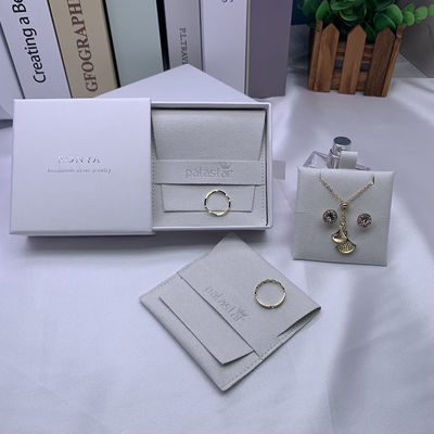 OEM/ODM Acceptable Jewelry Pouch for Customized Luxury Logo Suede Accessories