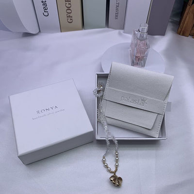 OEM/ODM Acceptable Jewelry Pouch for Customized Luxury Logo Suede Accessories