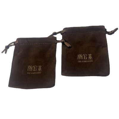 Small Dice Earring Necklace Gift Jewelry Velvet Dust Packaging Pouch Drawstring Suede Bag