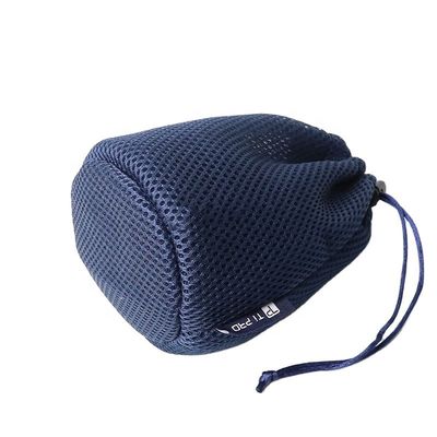 Customized Color Round Bottom Mini Drawstring Bag for Headphone and Data Cable Storage