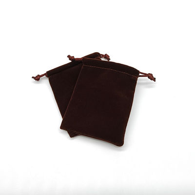 Small Dice Earring Necklace Gift Jewelry Velvet Dust Packaging Pouch Drawstring Suede Bag
