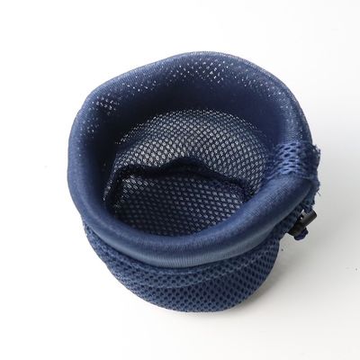 Customized Color Round Bottom Mini Drawstring Bag for Headphone and Data Cable Storage