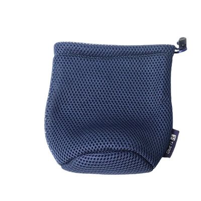 Customized Color Round Bottom Mini Drawstring Bag for Headphone and Data Cable Storage