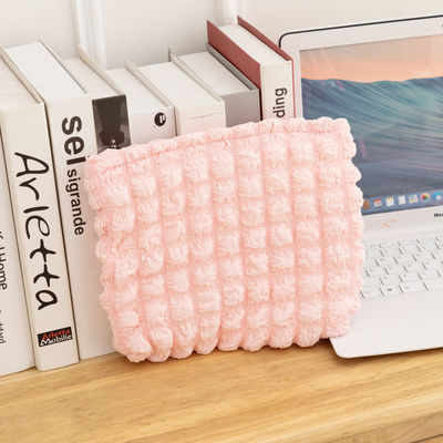 OEM/ODM Acceptable Cute Puffy Mesh Cosmetic Pouch for Mini Canvas Travel Toiletry Handbags