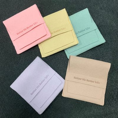 Custom Small Jewelry Bag for Earrings OEM Microfiber Jewellery Gift Pouch