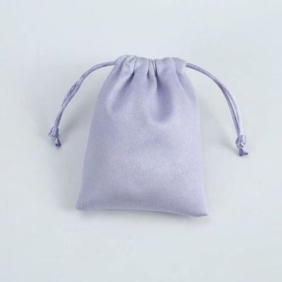 School Bag Trolley Velvet Drawstring Jewelry Pouch for Custom Logo Packaging