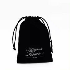 Design Small Luxury Dust Velvet Jewelry Drawstring Pouch Packing Bag And Box With Logo