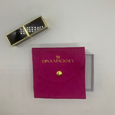 Custom Suede Environmentally Friendly Jewelry Pouch Jewelry Packaging Display Type