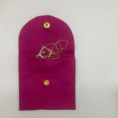 Custom Suede Environmentally Friendly Jewelry Pouch Jewelry Packaging Display Type