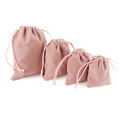 Jewelry Pouch in Luxury Style with Custom Printed Logo and Gold String