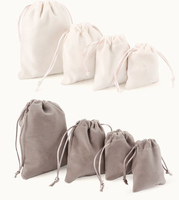 Jewelry Pouch in Luxury Style with Custom Printed Logo and Gold String