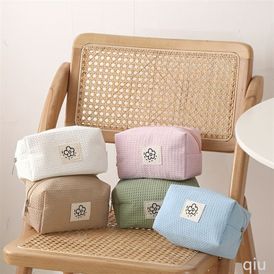 Print Pattern Type Polyester Makeup Bag Multifunction Custom Cosmetic Bag with Handle