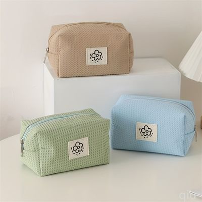 Print Pattern Type Polyester Makeup Bag Multifunction Custom Cosmetic Bag with Handle