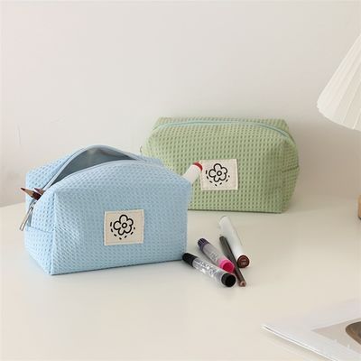 Print Pattern Type Polyester Makeup Bag Multifunction Custom Cosmetic Bag with Handle