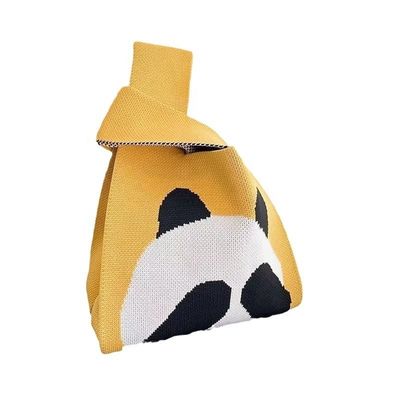 Popular Women Handbag Custom Polyester Woven Bag Mini Tote Shopping Bags