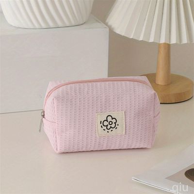 Print Pattern Type Polyester Makeup Bag Multifunction Custom Cosmetic Bag with Handle