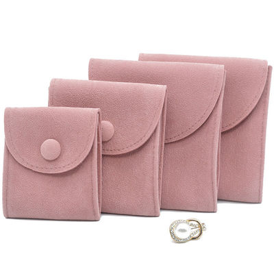Custom Bracelet Packaging Jewelry Pouch Gift Envelope Microfiber Bag Customized Logo