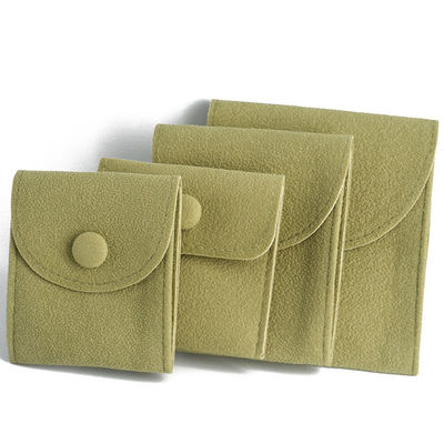 Custom Bracelet Packaging Jewelry Pouch Gift Envelope Microfiber Bag Customized Logo