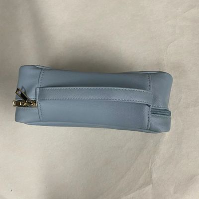 Fashionable Large Makeup Bag Waterproof Leather Toiletry Bag Big Flat Portable Inner Pockets Custom Cosmetic Bag For Women
