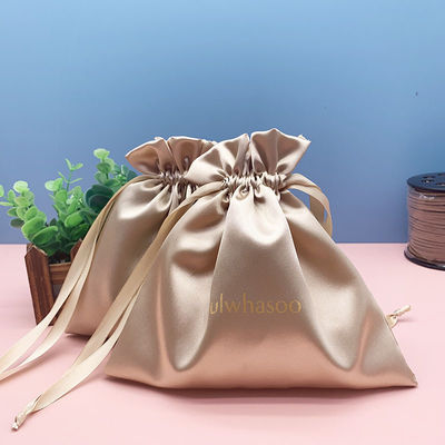 Custom Logo Small Satin Pouch Jewelry Packaging Display Type for Acceptable OEM/ODM