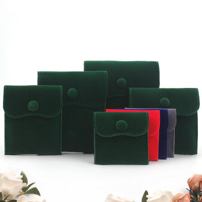 OEM/ODM Acceptable Jewelry Packaging Pouches in Customized Color with Printed Logo