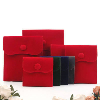 OEM/ODM Acceptable Jewelry Packaging Pouches in Customized Color with Printed Logo
