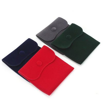 OEM/ODM Acceptable Jewelry Packaging Pouches in Customized Color with Printed Logo