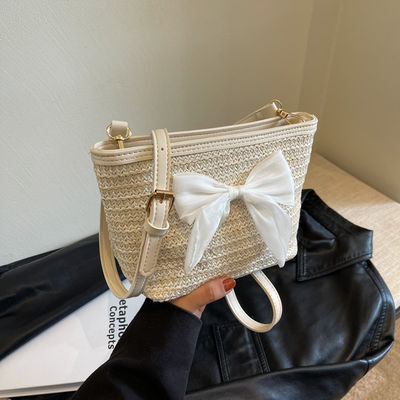 Promotion Summer Vacation Fashion Women Daisy Bucket Shoulder Bag with Custom Logo