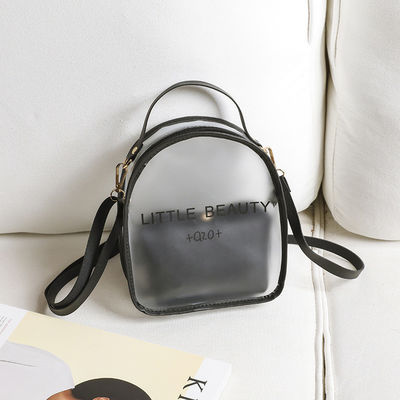 Gender Women Clear Waterproof Small Backpack Acceptable for Customization