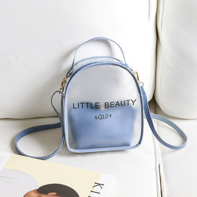 Gender Women Clear Waterproof Small Backpack Acceptable for Customization